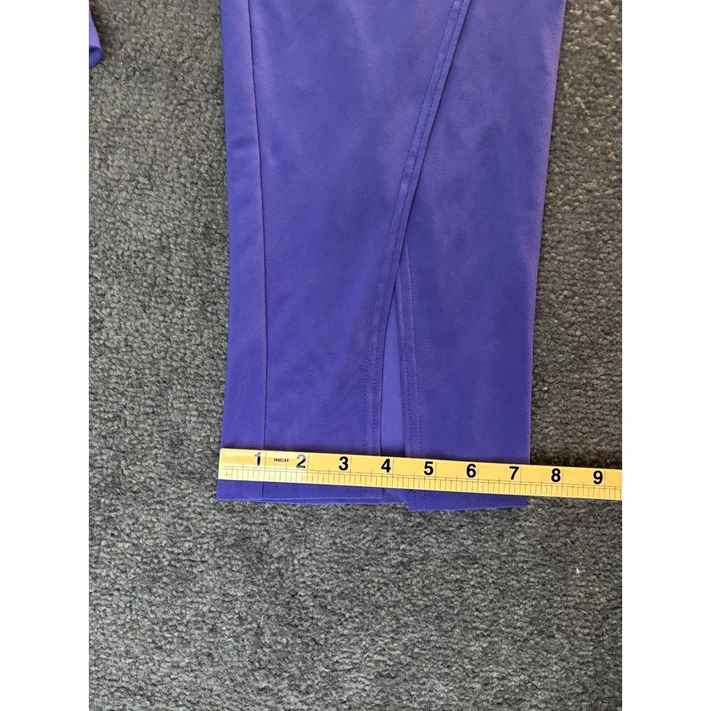 Sympli Legging Women's Size 10 Blue Polyester Stretch Elastic Waist Pull On - Picture 3 of 7